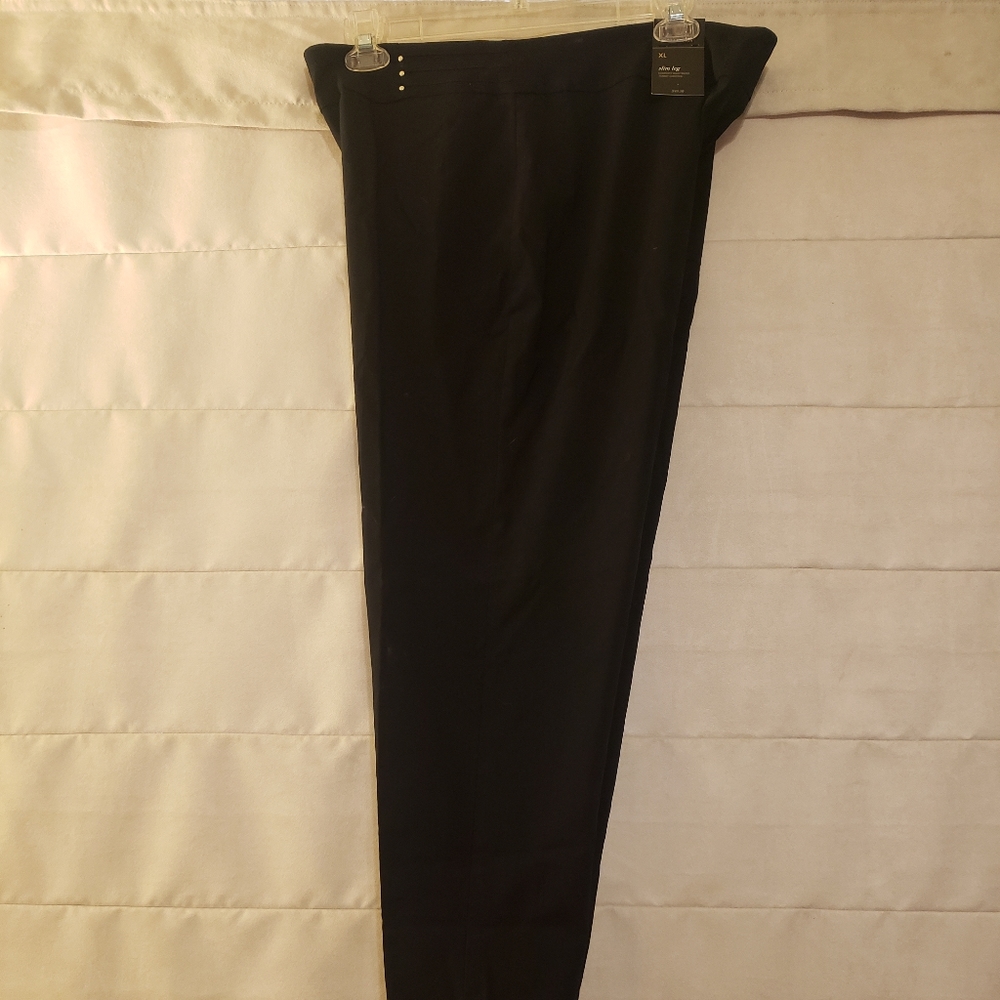 Studded Pull On Tummy Control Pants